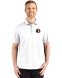 Florida State Seminoles College Vault Cutter & Buck Advantage Refresh Epic Confidence Recycled Mens Big & Tall Tri-Blend Pique Polo White Front