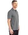 Old Dominion Monarchs College Vault Cutter & Buck Advantage Refresh Epic Confidence Recycled Mens Big & Tall Tri-Blend Pique Polo Elemental Grey Side