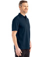 Old Dominion Monarchs College Vault Cutter & Buck Advantage Refresh Epic Confidence Recycled Mens Big & Tall Tri-Blend Pique Polo Liberty Navy Side