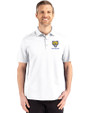 Fort Valley State Wildcats Cutter & Buck Advantage Refresh Recycled Cotton-Blend Pique Mens Big & Tall Polo White Front