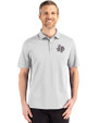 Texas Southern Tigers Cutter & Buck Advantage Refresh Epic Confidence Recycled Mens Big & Tall Tri-Blend Pique Polo CONCRETE Front