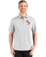 Florida State Seminoles Alumni Cutter & Buck Advantage Refresh Epic Confidence Recycled Mens Big & Tall Tri-Blend Pique Polo CONCRETE Front