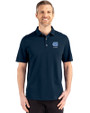 North Carolina Tar Heels Alumni Cutter & Buck Advantage Refresh Epic Confidence Recycled Mens Big & Tall Tri-Blend Pique Polo Liberty Navy Front