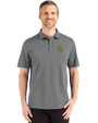 Baylor Bears Cutter & Buck Advantage Refresh Epic Confidence Recycled Mens Big & Tall Tri-Blend Pique Polo Elemental Grey Front