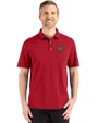 Maryland Terrapins Cutter & Buck Advantage Refresh Epic Confidence Recycled Mens Big & Tall Tri-Blend Pique Polo Cardinal Red Front