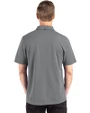 Western Michigan Broncos Cutter & Buck Advantage Eco Tri-Blend Pique Mens Big & Tall Refresh Epic Confidence Polo Elemental Grey Back
