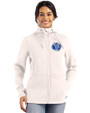 Air Force Falcons College Vault Cutter & Buck Roam Epic Versatility Recycled Womens Full Zip Hooded Jacket Shell Front