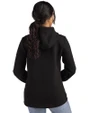 Winston-Salem State Rams Cutter & Buck Roam Epic Versatility Recycled Womens Full Zip Hooded Jacket Black Back