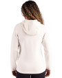 LSU Tigers College Vault Cutter & Buck Roam Epic Versatility Recycled Womens Full Zip Hooded Jacket Shell Back