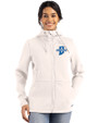 Indiana State Sycamores Cutter & Buck Roam Epic Versatility Recycled Womens Full Zip Hooded Jacket Shell Front