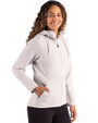 South Carolina Gamecocks College Vault Cutter & Buck Roam Epic Versatility Recycled Womens Full Zip Hooded Jacket Solitare Side