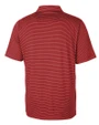 Arizona Cardinals Cutter & Buck Forge Pencil Stripe Stretch Mens Polo Cardinal Red Mannequin Back