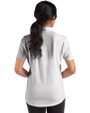 Clark Atlanta Panthers Cutter & Buck Advantage Refresh Epic Confidence Recycled Womens Tri-Blend Pique Polo CONCRETE Back