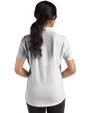 Utah State Aggies Cutter & Buck Advantage Refresh Epic Confidence Recycled Womens Tri-Blend Pique Polo CONCRETE Back