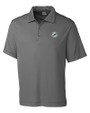Miami Dolphins Cutter & Buck Northgate CB DryTec Short Sleeve Mens Polo Elemental Grey Mannequin