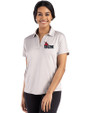 Central Missouri Mules Cutter & Buck Coastline Recycled Double Peached Womens Dolman Polo CONCRETE Front