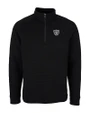 Las Vegas Raiders Cutter & Buck Mens Coastal Half-Zip Black Mannequin