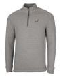Philadelphia Eagles Cutter & Buck Mens Coastal Half-Zip Polished Heather Mannequin