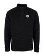 Pittsburgh Steelers Cutter & Buck Mens Coastal Half-Zip Black Mannequin