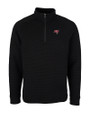 Tampa Bay Buccaneers Cutter & Buck Mens Coastal Half-Zip Black Mannequin