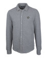 Las Vegas Raiders Cutter & Buck Coastal Shirt Jacket Polished Heather Mannequin