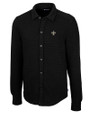 New Orleans Saints Cutter & Buck Coastal Shirt Jacket Black Mannequin