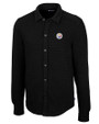 Pittsburgh Steelers Cutter & Buck Coastal Shirt Jacket Black Mannequin