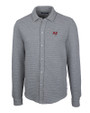 Tampa Bay Buccaneers Cutter & Buck Coastal Shirt Jacket Polished Heather Mannequin