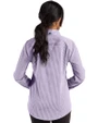Northwestern Wildcats College Vault Cutter & Buck Skyline Recycled Gingham Womens Long Sleeve Spread Collar Dress Shirt College Purple/White Back