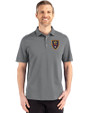 Real Salt Lake Cutter & Buck Advantage Refresh Epic Confidence Recycled Mens Tri-Blend Pique Polo Elemental Grey Front