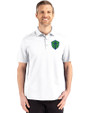 Seattle Sounders FC Cutter & Buck Advantage Refresh Epic Confidence Recycled Mens Tri-Blend Pique Polo White Front