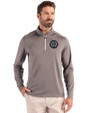 Philadelphia Union Cutter & Buck Coastline Epic Comfort Recycled Mens Quarter Zip Elemental Grey Front