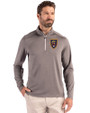 Real Salt Lake Cutter & Buck Coastline Epic Comfort Recycled Mens Quarter Zip Elemental Grey Front