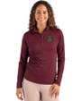 Atlanta United FC - Cutter & Buck Coastline Epic Comfort Recycled Women’s Quarter Zip Bordeaux Front