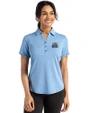 Old Dominion Monarchs Cutter & Buck Forge Eco Stretch Recycled Womens Short Sleeve Polo Dark Atlas Heather Front
