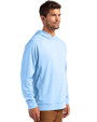 Old Dominion Monarchs Cutter & Buck Adapt Knit Recycled Mens Heathered Hooded Pullover Atlas Heather Side