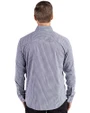 Minnesota Twins City Connect Cutter & Buck Skyline Epic Confidence Recycled Gingham Mens Big & Tall Long Sleeve Dress Shirt Navy Blue/White Back