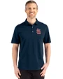 St. Louis Cardinals Cutter & Buck Advantage Refresh Epic Confidence Recycled Mens Tri-Blend Pique Polo Liberty Navy Front