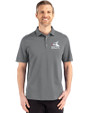Chicago White Sox Cooperstown Cutter & Buck Advantage Refresh Epic Confidence Recycled Mens Tri-Blend Pique Polo Elemental Grey Front