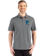 Minnesota Twins City Connect Cutter & Buck Advantage Refresh Epic Confidence Recycled Mens Tri-Blend Pique Polo Elemental Grey Front