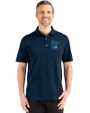 Minnesota Twins City Connect Cutter & Buck Advantage Refresh Epic Confidence Recycled Mens Tri-Blend Pique Polo Liberty Navy Front