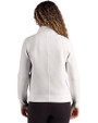 Detroit Tigers Mono Cutter & Buck Roam Epic Versatility Recycled Womens Quarter Zip Pullover Solitare Back