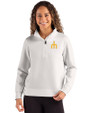 Seattle Mariners Cooperstown Cutter & Buck Roam Recycled Buttery-Soft Knit Womens Quarter Zip Pullover Solitaire Front