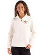 Houston Astros Cutter & Buck Roam Epic Versatility Recycled Womens Quarter Zip Pullover Shell Front