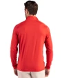 Philadelphia Phillies Stars & Stripes Cutter & Buck Coastline Epic Comfort Recycled Mens Quarter Zip Red Back