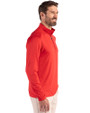 Washington Nationals Cutter & Buck Coastline Epic Comfort Recycled Mens Quarter Zip Red Side