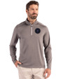 NY Mets City Connect Cutter & Buck Coastline Epic Comfort Recycled Mens Quarter Zip Elemental Grey Front