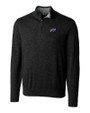 Buffalo Bills Cutter & Buck Lakemont Tri-Blend Mens Quarter Zip Pullover Sweater BL_MANN_HG 