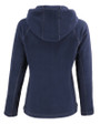 Clique Powder Recycled Fleece Womens Half Zip Hooded Pullover Dark Navy Mannequin Back