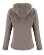 Clique Powder Recycled Fleece Womens Half Zip Hooded Pullover Pistol Mannequin Back